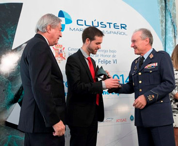 El Clúster Marítimo Español entrega a Indar el premio anual a la Innovación y Competitividad 2014