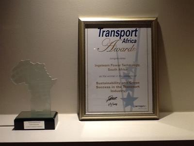 Premio a la sostenibilidad y medio ambiente en la industria ferroviaria en AfricaRail
