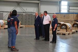 El presidente de Estados Unidos, Joe Biden, visita la planta de Ingeteam en Milwaukee