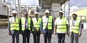 H.E President Uhuru Kenyatta commissioned last week the 75 MW Olkaria well head