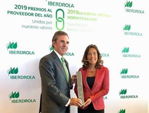 Ingeteam recibe el premio de Iberdrola al proveedor del año en la categoría de Internacionalización
