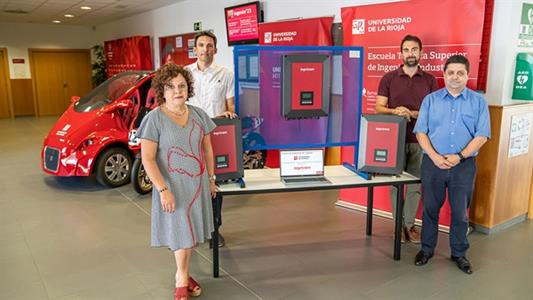  Ingeteam dona tres inversores híbridos a la Escuela Técnica Superior de Ingeniería Industrial de la Universidad de La Rioja 