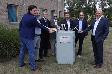 Ceremonial tapping of the foundation stone for the new Ingeteam a.s. Ostrava project