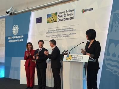 Ingeteam recibe dos Premios Europeos de Medio Ambiente a la Empresa del País Vasco 