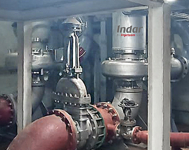 Indar pumps in the refurbishment of the Balboa shipyard in Panama