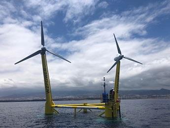 Ingeteam participa en la puesta en marcha de la primera plataforma flotante eólica de dos turbinas del mundo