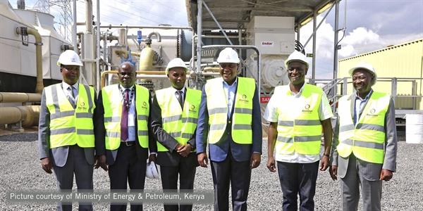 El Presidente de Kenya inaugura el pozo geotérmico Olkaria V energizado por Indar