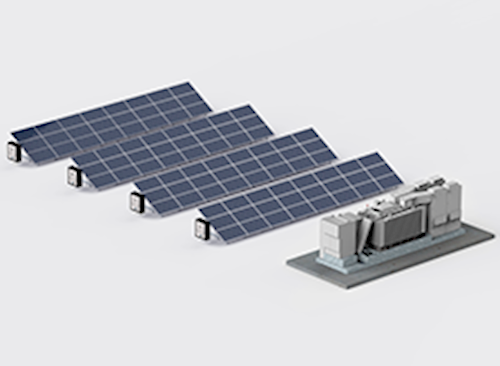 Ingeteam's String Station with string inverters and PV modules