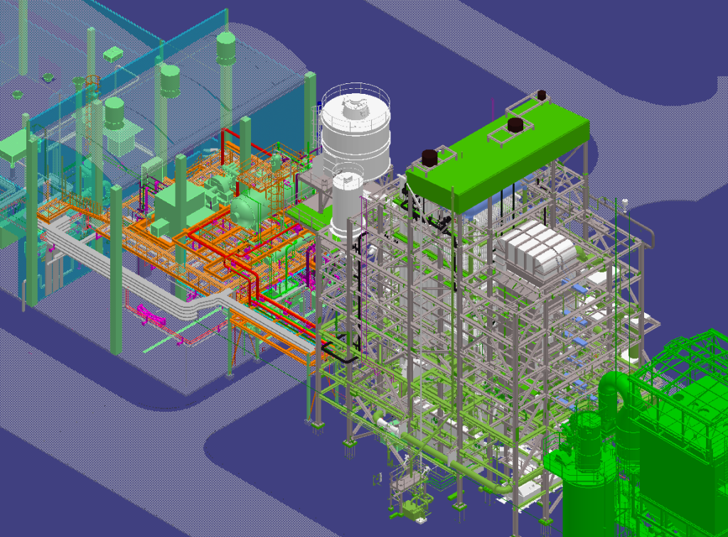 Maqueta Planta de Biomasa 2