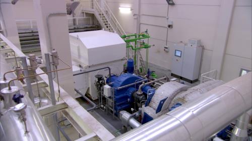 Interior Planta de Biomasa